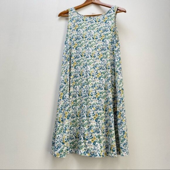Liberty of London x Uniqloo Sleeveless Floral Dress Women Size Small - Picture 1 of 4